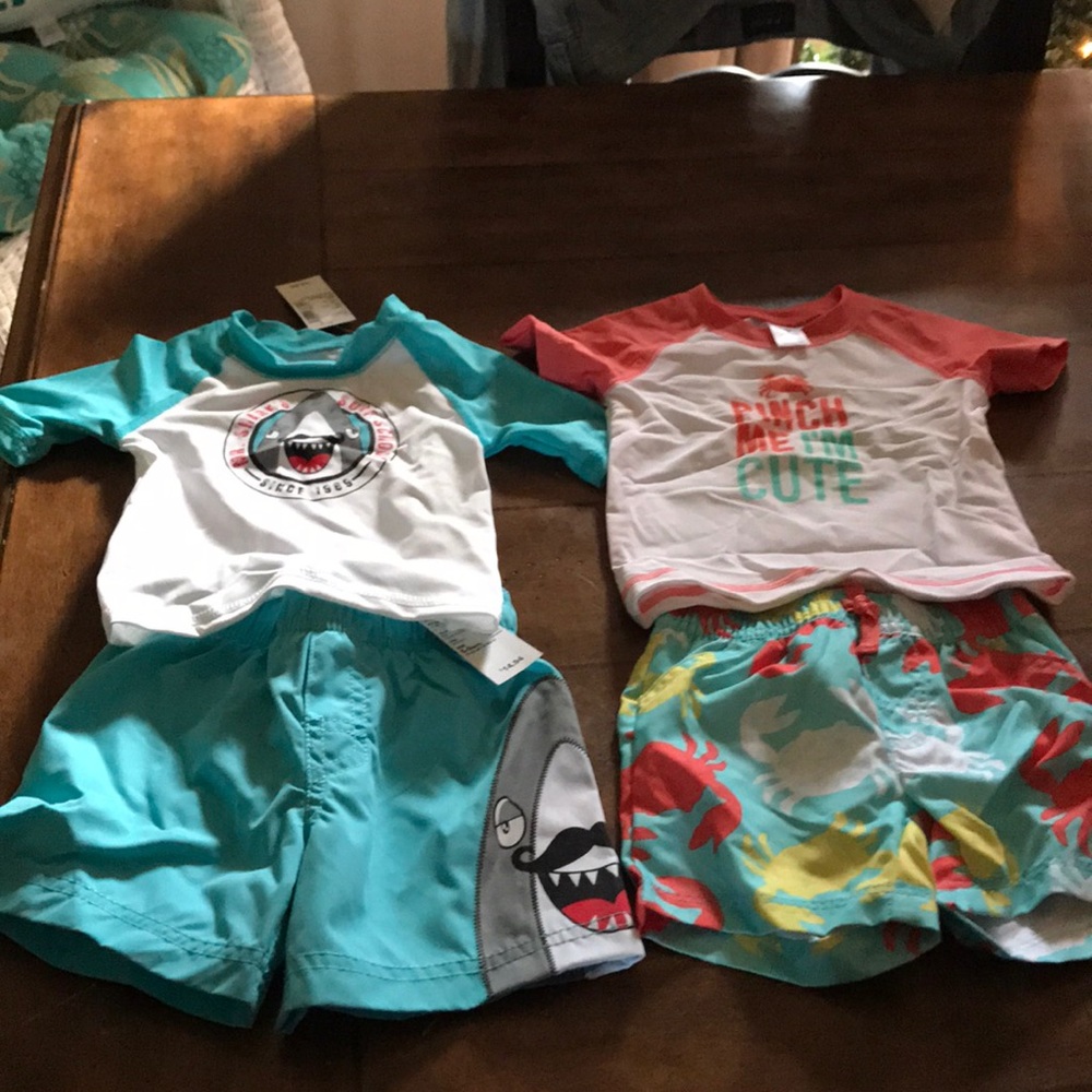 Baby boy swim set/lot
